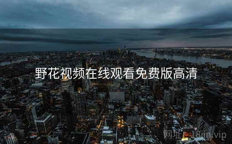 野花视频在线观看免费版高清